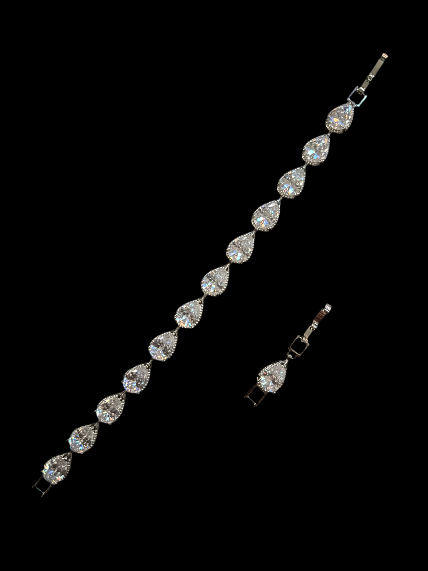 raindrop silver bracelet
