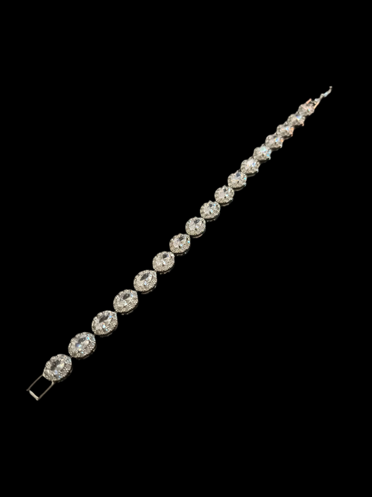 cubic silver bracelet