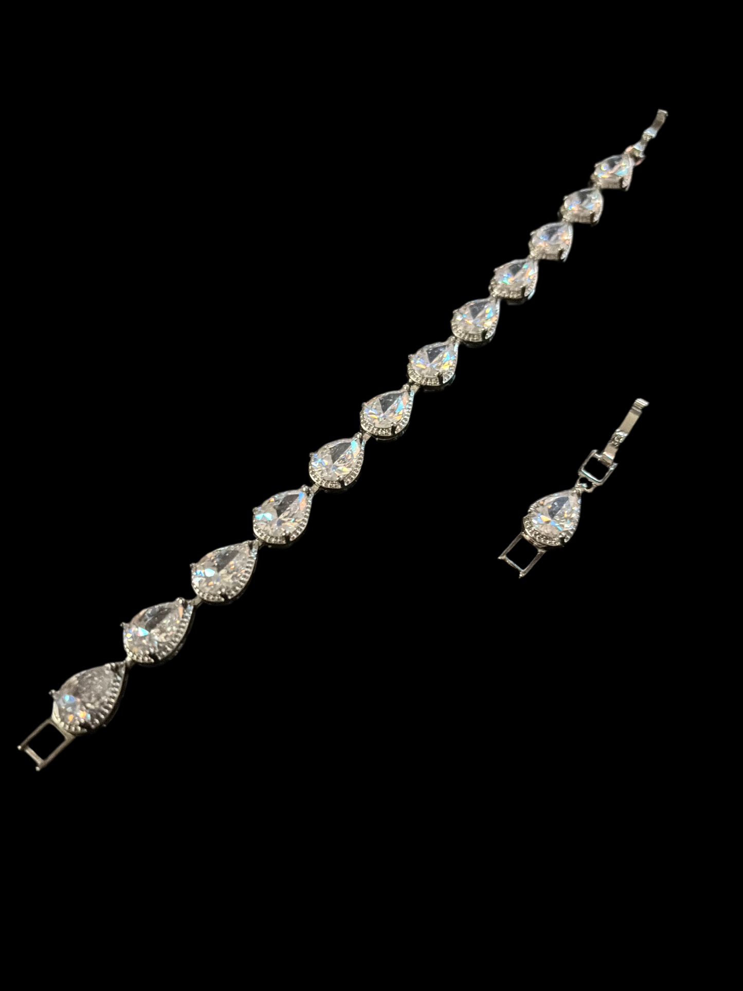 raindrop silver bracelet